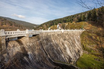 Elbe Staudamm  / Spindleruv Mlyn Riesengebirge Tschechische