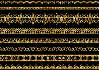 golden border
