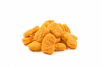 Nuggets isolated on a white background.
