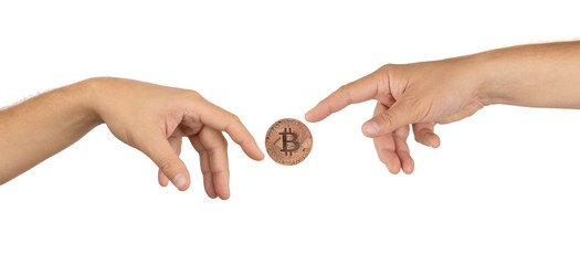 Creation of bitcoin. Bitcoin payment