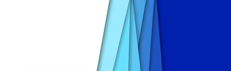 Abstract geometric background in paper cut style. Straight lines. Horizontal banner. Design for brochures, posters, flyers, advertising. Place for text. Vector.