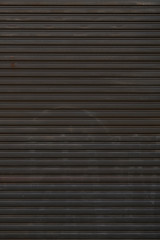 茶色のシャッター扉