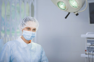 Fototapeta na wymiar Surgical nurse portrait.