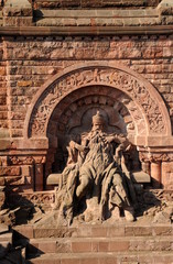 Fototapeta premium Das Kyffhäuserdenkmal im Kyffhäusergebirge