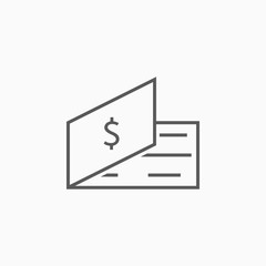 cheque book icon