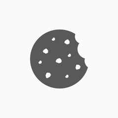 cookie icon, bakery vector