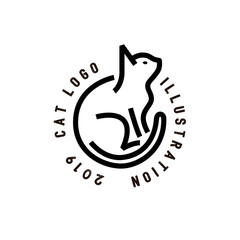 Logotype of the cat