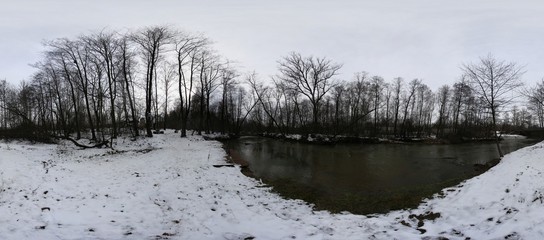 Polish  winter landscape - HDRI Panorama
