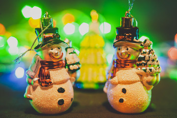 Christmas and New Year decorations and garlands