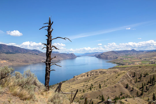 Kamloops Lake near Kamloops in British Columbia, Canada