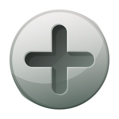 Fototapeta premium Rivet bolt vector icon.Cartoon vector icon isolated on white background rivet bolt.