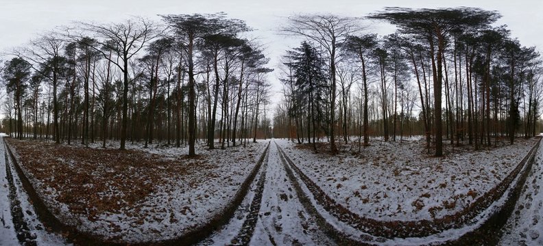 Winter Landscape in HDRI Panorama