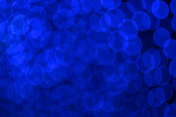 Christmas, new year, club and party bokeh blue blur lights background, pattern.