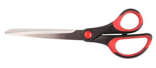 scissors on a white background