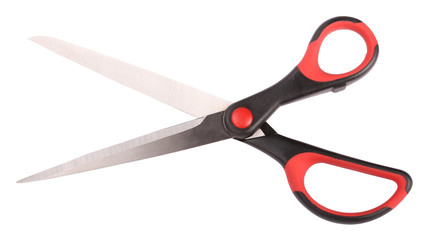 scissors on a white background