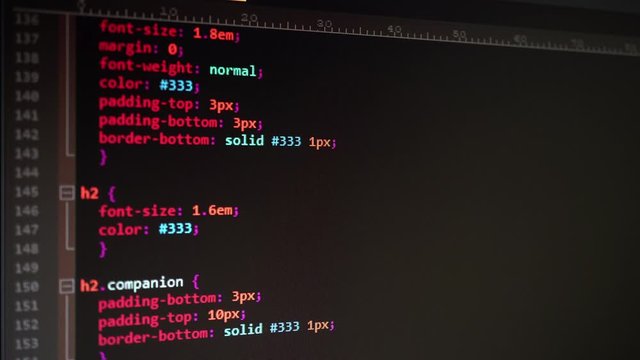 Digital Html Code Background