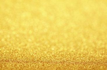 Christmas glowing golden background.