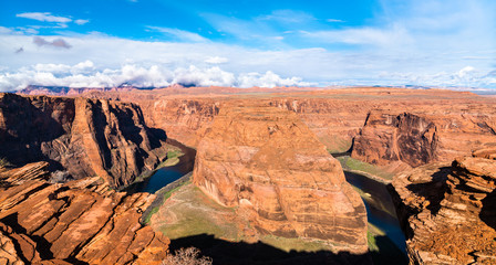 Fototapeta na wymiar Horseshoe Bend of the Colorado River in Arizona, the USA