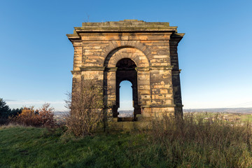 Fototapeta na wymiar The Temple (Black Dick's Tower) near Mirfield, West Yorkshire