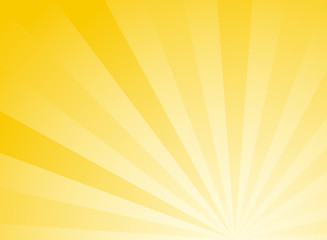 Obraz premium Sunlight abstract background. Orange and gold color burst background. Vector illustration.
