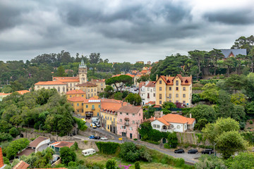 Fototapeta na wymiar View of the old town Sintra, Portugal