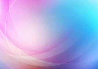 Curved abstract on colors background