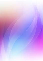 Curved abstract on blurred colors background