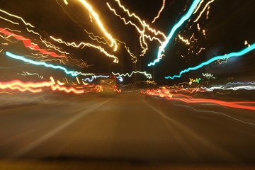 lightning in the night