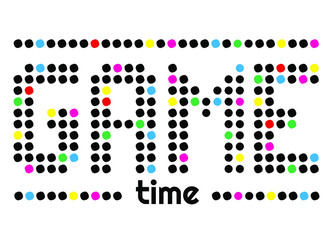 Game time with creatif font