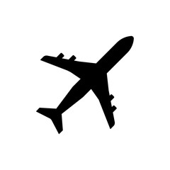 Plane icon vector illustration. EPS 10