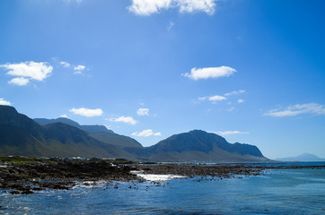 Landscape at Bettys bay, south africa 