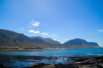 lake and mountains