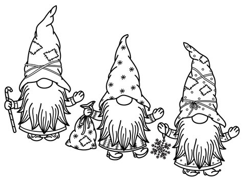 Free Free Outline Gnome Svg Free