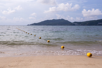 Beach in thailand, phuket in the summer