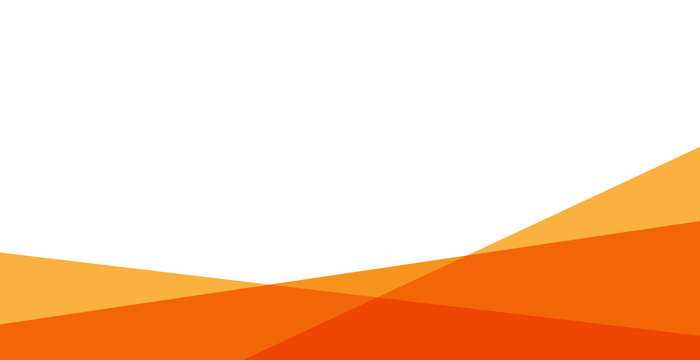 simple orange background . flat geometric gradation style 