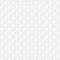 Vector Gray Abstract Knot Grid on White Backgound Seamless Repeat Pattern. Background for textiles, cards, manufacturing, wallpapers, print, gift wrap and scrapbooking.