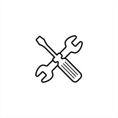 Repair service vector icon