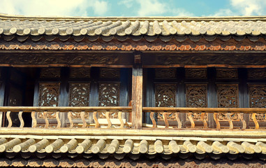 Traditional windows in Dali, Yunnan, China