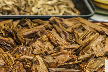 Arabian Oud, Agarwood, also called aloeswood, aloes, incense chips