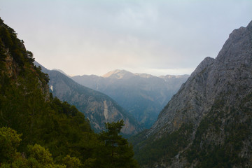 Obraz premium samaria gorge crete greece nature canyon beautiful