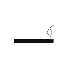 vector cigar icon with simple shapes
