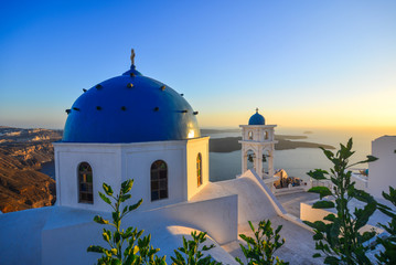 Fototapeta na wymiar Landscape of Santorini Island, Greece