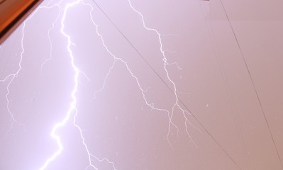 abstract background with lightning