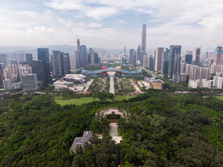 Lianhuashan Park view deck in Shenzhen, China