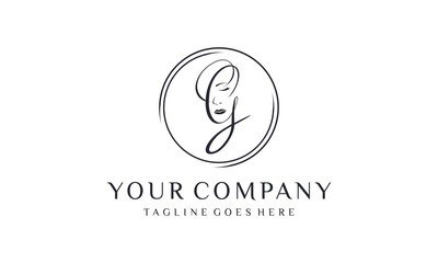 Logo vector beauty woman salon and spa treatment