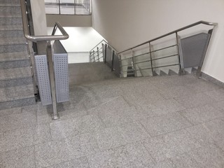 hall stairs in modern sport arena