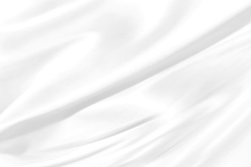 Obraz na płótnie Canvas abstract white fabric curve design modern shape wave style background
