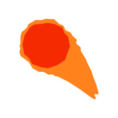 meteorite comet emoji vector © valvectors