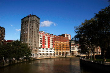 Architecture in the city of Bilbao