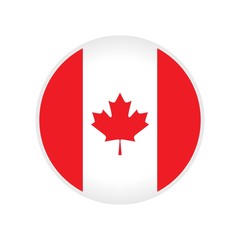 Fototapeta na wymiar Canada flag, official colors and proportion correctly. National Canada flag vector illustration